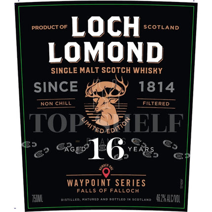 Loch Lomond Waypoint Series Falls of Falloch 16 Year Old - Barbank