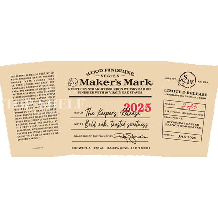 Maker's Mark The Keeper's Release Wood Finishing Series 2025 - Barbank