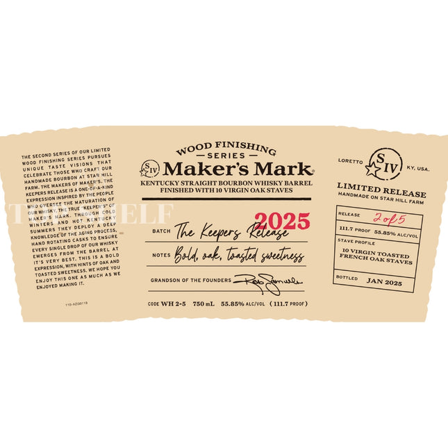 Maker's Mark The Keeper's Release Wood Finishing Series 2025 - Barbank