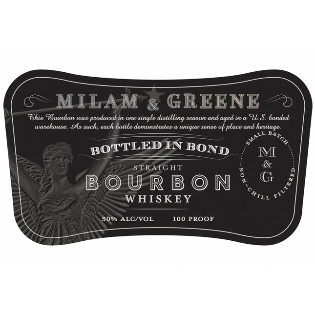 Milam & Greene Bottled in Bond Straight Bourbon - Barbank