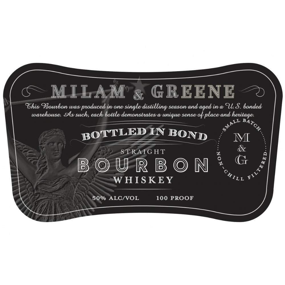 Milam & Greene Bottled in Bond Straight Bourbon