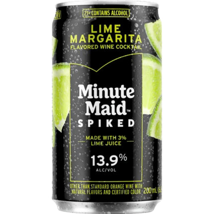 Minute Maid Spiked Lime Margarita Canned Cocktail 4pk - Barbank