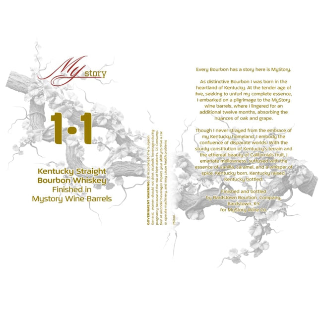 MyStory 1:1 Bourbon Finished in Mystory Wine Barrels - Barbank