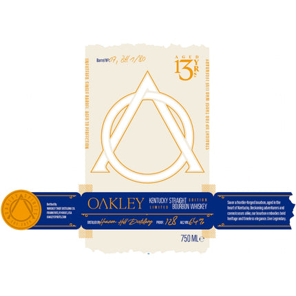 Oakley 13 Year Old Straight Bourbon Limited Edition - Barbank