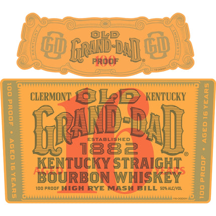 Old Grand-Dad 16 Year Old Straight Bourbon - Barbank