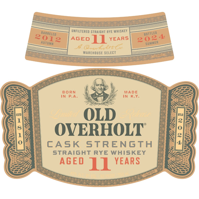 Old Overholt 11 Year Old Cask Strength Straight Rye - Barbank