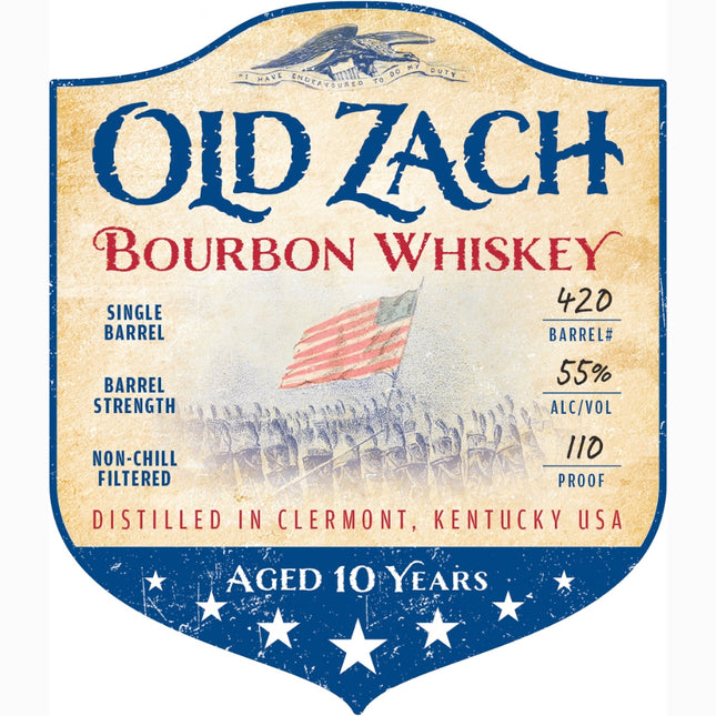 Old Zach 10 Year Old Bourbon Whiskey - Barbank