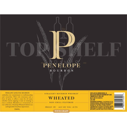 Penelope Wheated Straight Bourbon