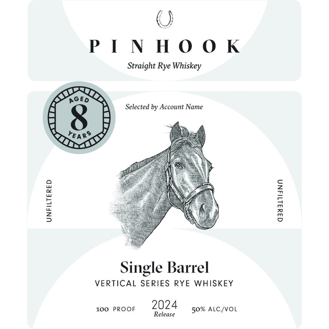 Pinhook 8 Year Single Barrel Vertical Series Rye 2024 Release - Barbank