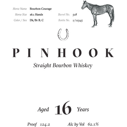 Pinhook Bourbon Courage 16 Year Old Bourbon