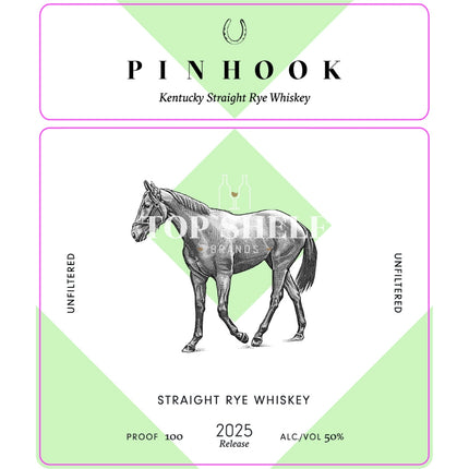Pinhook Straight Rye 2025 Release - Barbank