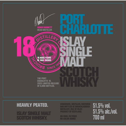 Port Charlotte 18 Year Old 2025 Release - Barbank