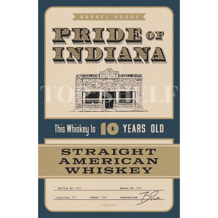 Pride of Indiana 10 Year Old Straight American Whiskey