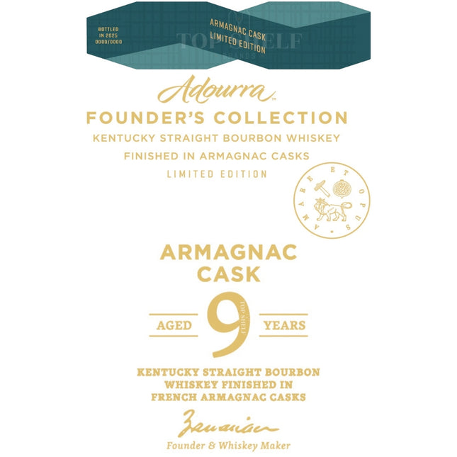 Rabbit Hole Founder’s Collection Adourra 9 Year Old Bourbon - Barbank