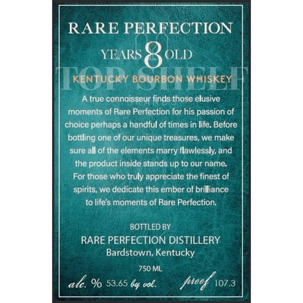 Rare Perfection 8 Year Old Bourbon Private Select - Barbank