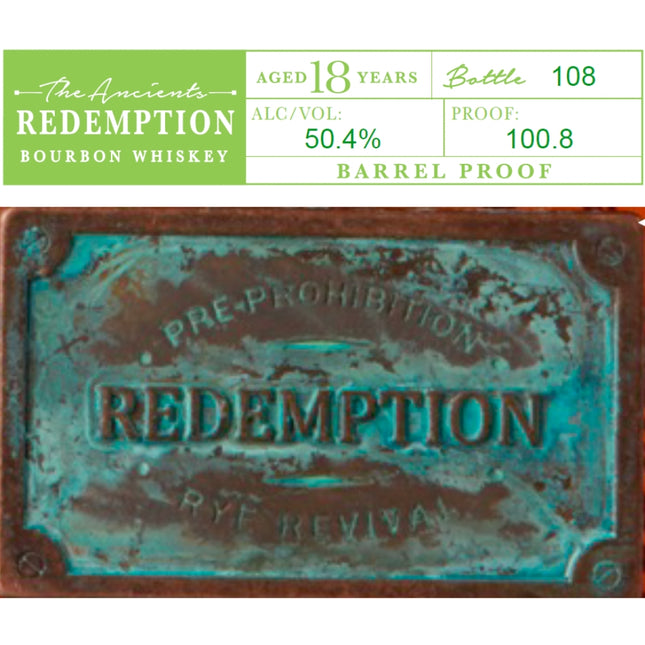 Redemption The Ancients 18 Year Old Bourbon - Barbank