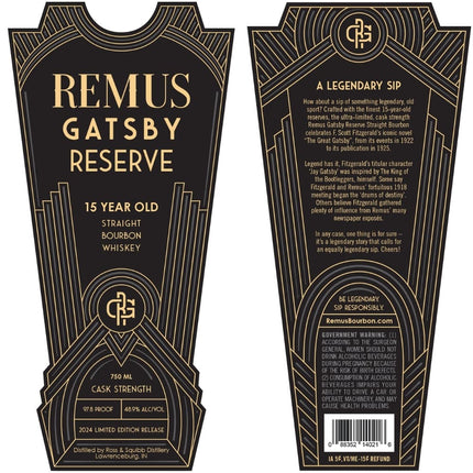 Remus Gatsby Reserve 2024 Release - Barbank