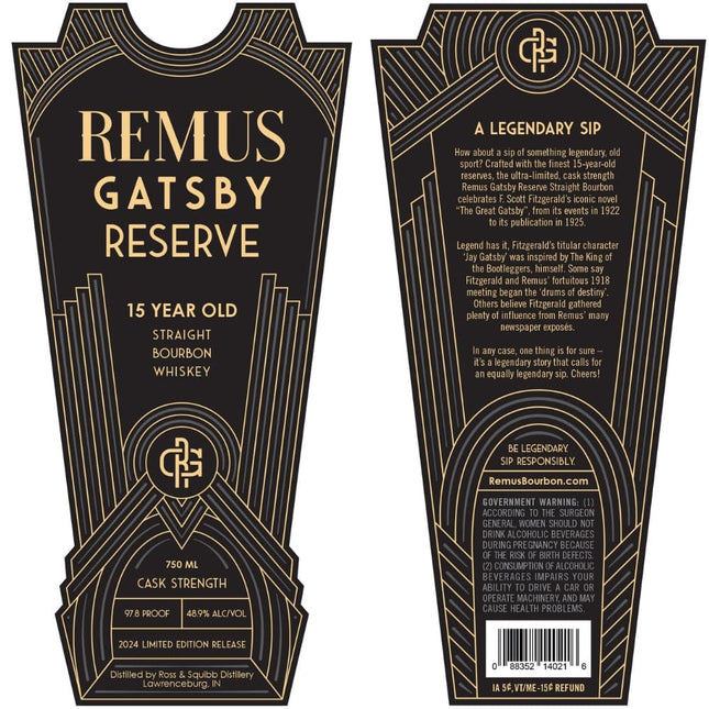 Remus Gatsby Reserve 2024 Release - Barbank