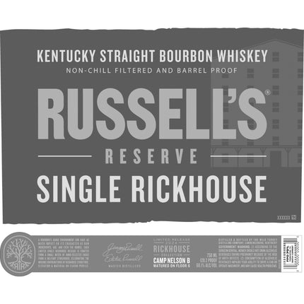 Russell’s Reserve Single Rickhouse - Camp Nelson B 2023 Release - Barbank