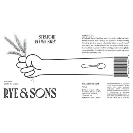 Rye & Sons Straight Rye 2024 Release - Barbank