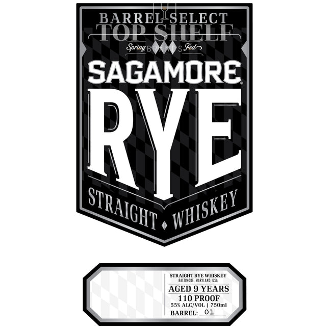 Sagamore 9 Year Old Barrel Select Straight Rye - Barbank