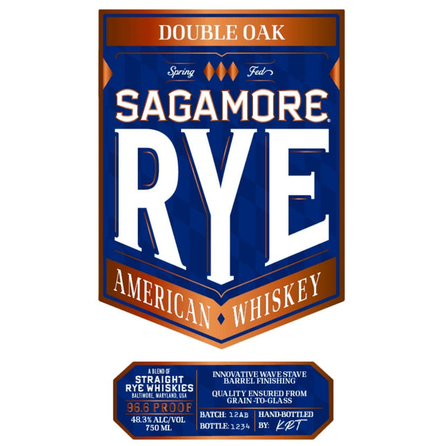 Sagamore Rye Double Oak Blended Straight Rye