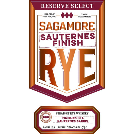 Sagamore Sauternes Finish Rye