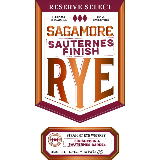 Sagamore Sauternes Finish Rye