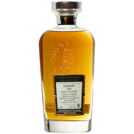 Signatory Cask Strength Collection Glenlivet 16 Year Old 2006 - Barbank