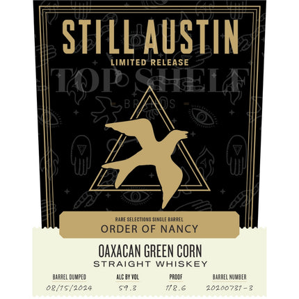 Still Austin Rare Selections Single Barrel: Order of Nancy - Barbank