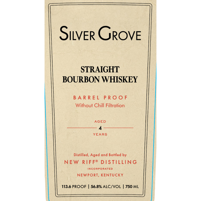 Silver Grove Straight Bourbon 2024 Release - Barbank