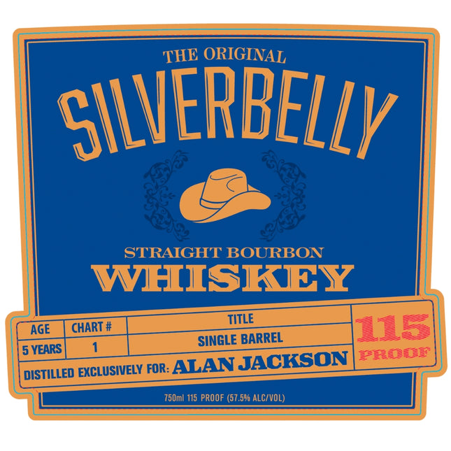 Silverbelly 5 Year Old Single Barrel Bourbon by Alan Jackson - Barbank