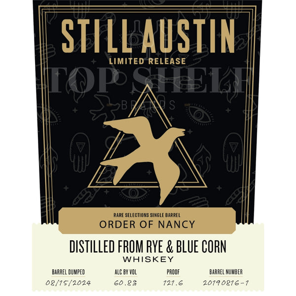 Buy Still Austin Order of Nancy Rye & Blue Corn Whiskey Online
