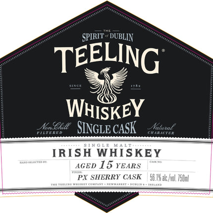 Teeling 15 Year Old PX Sherry Single Cask Irish Whiskey - Barbank