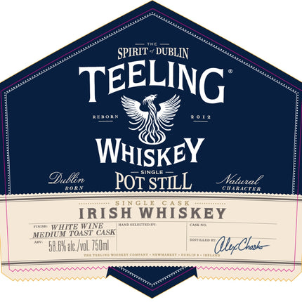 Teeling Single Pot Still White Wine Cask Medium Toast - Barbank