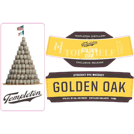 Templeton Golden Oak Straight Rye - Barbank
