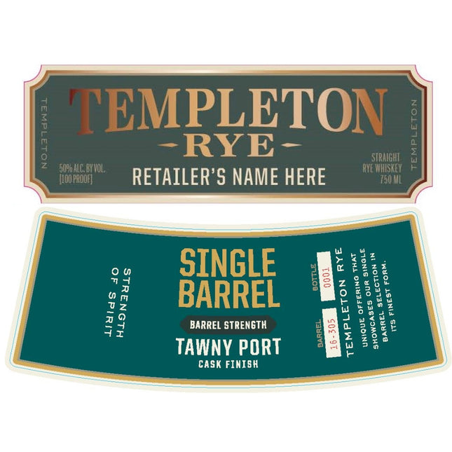 Templeton Rye Single Barrel Tawny Port Cask Finish - Barbank