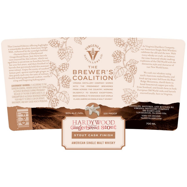 The Brewer’s Coalition Hardywood Gingerbread Stout American Single Malt - Barbank