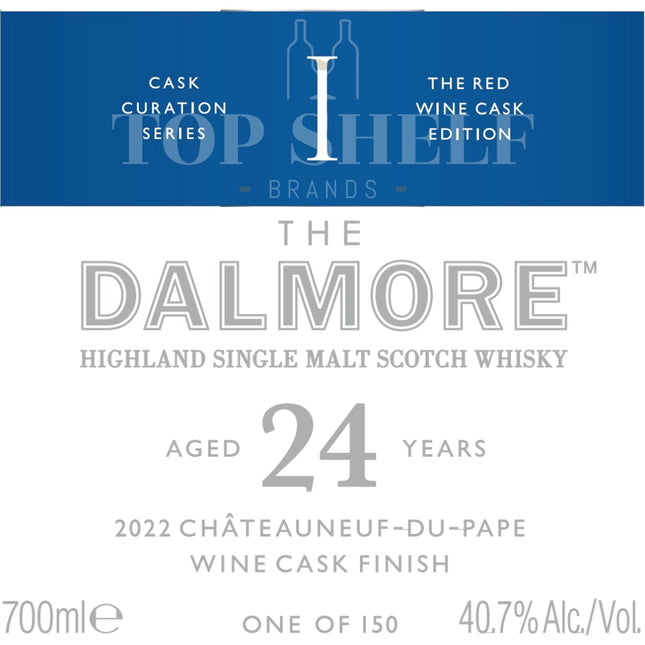 The Dalmore 24 Year Old 2022 Châteauneuf-de-Pape Wine Cask Finish - Barbank