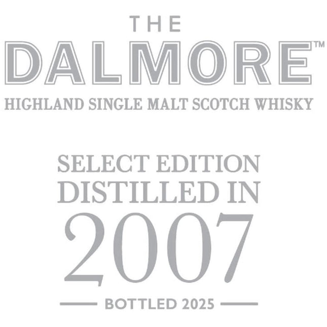 The Dalmore Select Edition 2007 Bottled 2025