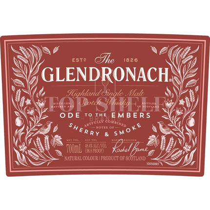 The Glendronach Ode to the Embers Single Malt Scotch - Barbank