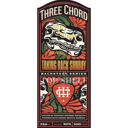 Three Chord Backstage Series Taking Back Sunday Bourbon - Barbank