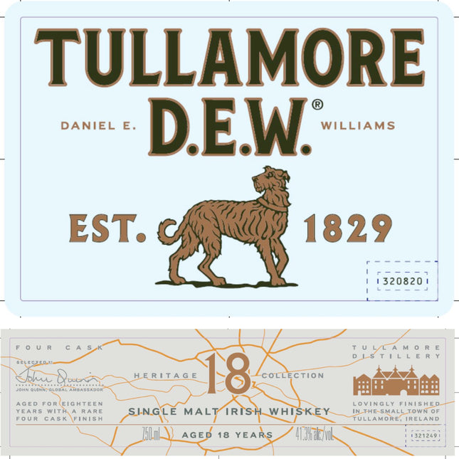 Tullamore Dew Heritage Collection 18 Year Old - Barbank