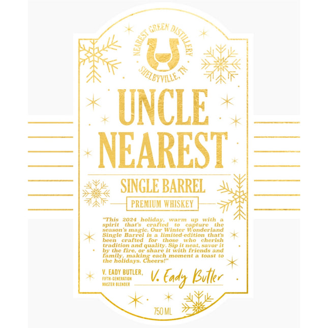 Uncle Nearest Winter Wonderland Single Barrel Whiskey - Barbank