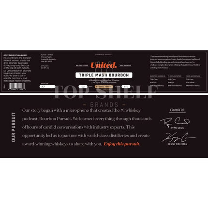 United Barrel Proof Triple Mash Bourbon - Barbank