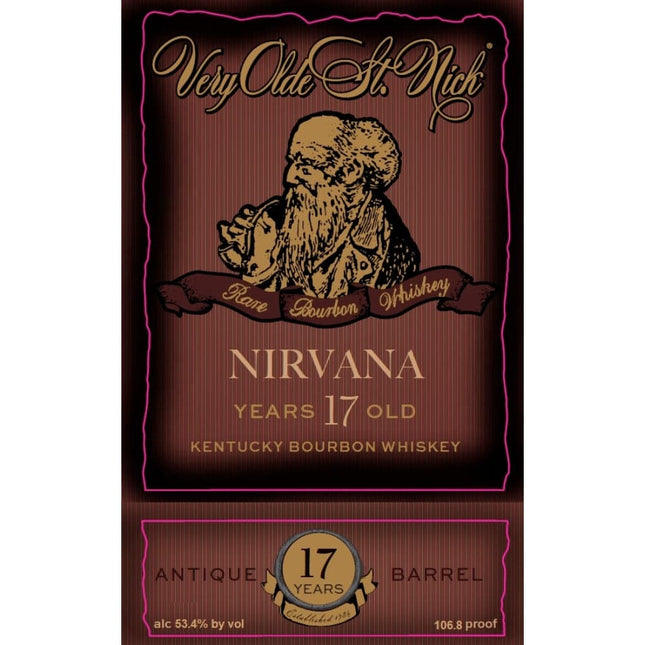 Very Olde St. Nick Nirvana 17 Year Old Bourbon - Barbank