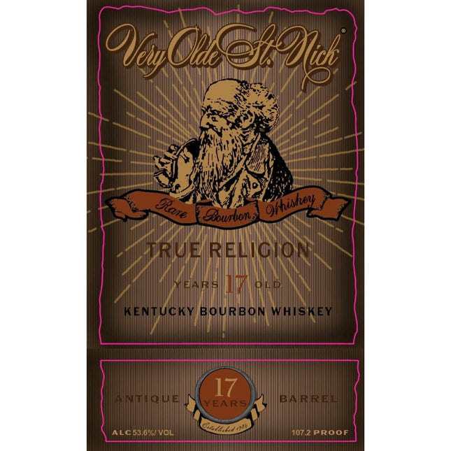 Very Olde St. Nick True Religion 17 Year Old Bourbon - Barbank