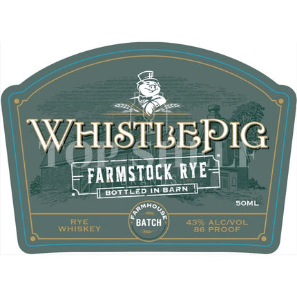 WhistlePig Farmstock Rye Bottled in Barn 50ml