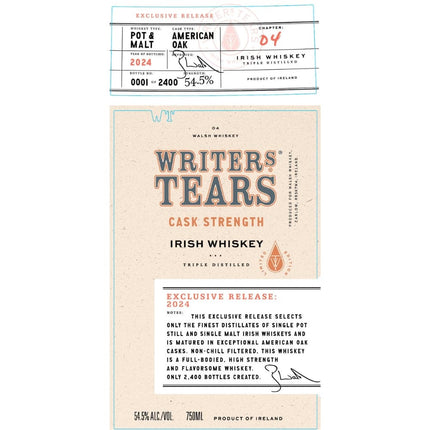 Writers' Tears Cask Strength 2024 Release - Barbank