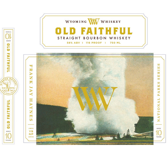 Wyoming Whiskey Old Faithful 10 Year Old Bourbon - Barbank